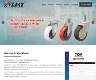 Vijaycastorwheel.com(Trolley Wheel Manufacturer) Screenshot