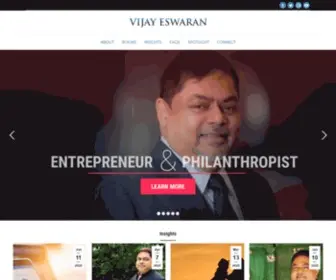 Vijayeswaran.com(Vijay Eswaran) Screenshot