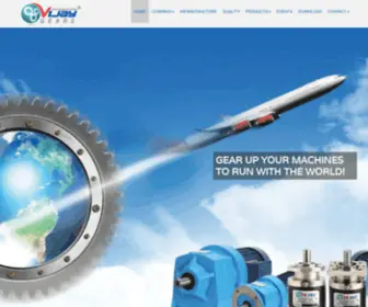 Vijaygears.com(Helical Geared Motor) Screenshot