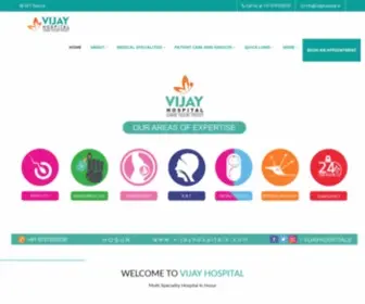 Vijayhospital.in(Vijay Hospital) Screenshot