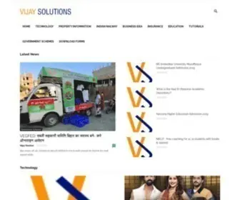 Vijaysolution.com(Vijay Solutions Sarkari Yojana Job Education & Movie Review) Screenshot