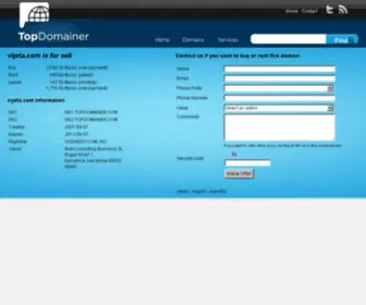Vijeta.com(TopDomainer Search Engine) Screenshot