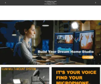 Vijimlight.com(Build Your Dream Home Studio & Camera Accessories Online) Screenshot