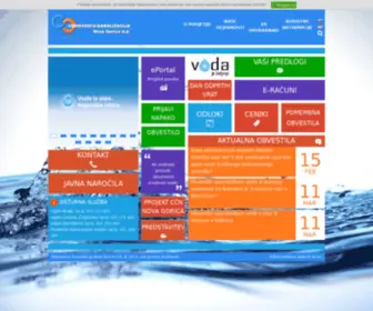 Vik-NG.si(Vodovodi in kanalizacija Nova Gorica d.d) Screenshot