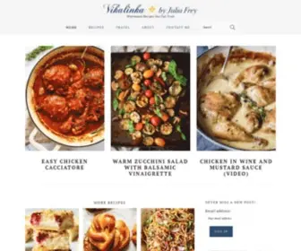 Vikalinka.com(Wholesome Recipes You Can Trust) Screenshot