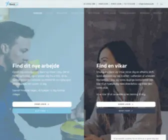 Vikarbackup.dk(Landsdækkende vikar) Screenshot