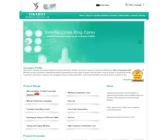 Vikarsh.com(Vikarsh Nano Technology And Alloys Private Limited) Screenshot