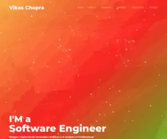 Vikaschopra.com(Software Engineer Gurgaon) Screenshot