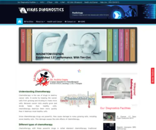 Vikasdiagnostics.com(Best Diagnostics Lab In Kanpur) Screenshot