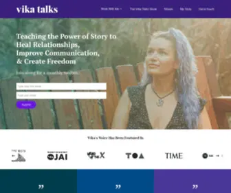 Vikatalks.com(Vika Talks) Screenshot