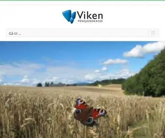 Vikenpensjon.no(Viken pensjonskasse) Screenshot