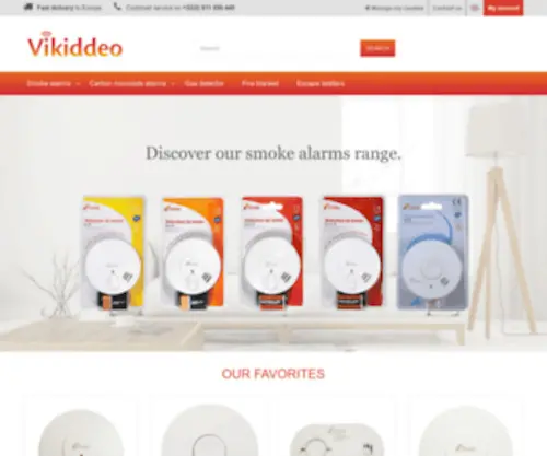Vikiddeo.fr(Détecteur de fumée et monoxyde de carbone Kidde) Screenshot