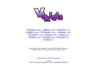 Vikidia.org(Vikidia) Screenshot