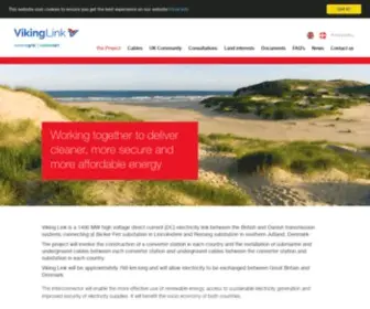 Viking-Link.com(Viking Link Interconnector) Screenshot
