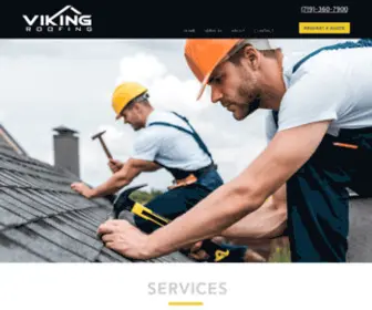 Viking-Roofing.com(Colorado Springs Roofing Company) Screenshot