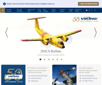 Vikingair.com(Viking Air Ltd) Screenshot