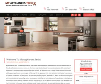 Vikingappliancerepairtech.com(My Appliances Tech) Screenshot