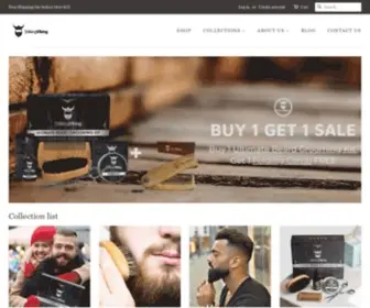 Vikingbeardgear.com(Striking Viking Beard Products) Screenshot