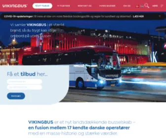 Vikingbus.dk(Danmark rundt med VIKINGBUS) Screenshot