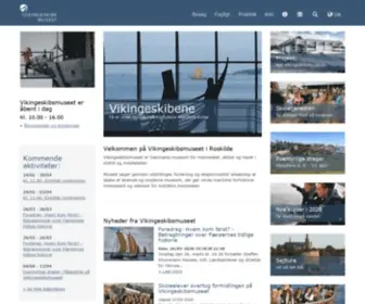 Vikingeskibsmuseet.dk(Vikingeskibe og maritime håndværk) Screenshot