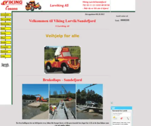 Vikinglarvik.no(Larviking AS) Screenshot