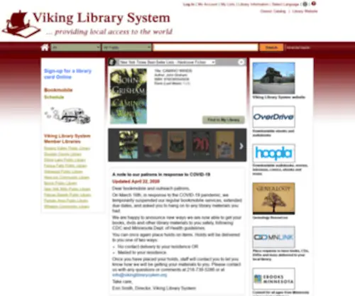 Vikinglibrarysystem.org(Vikinglibrarysystem) Screenshot
