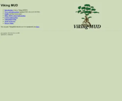 Vikingmud.org(Viking MUD) Screenshot