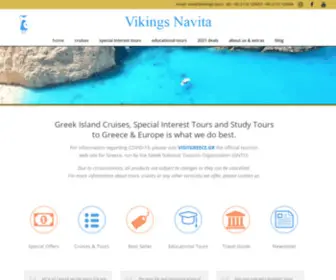 Vikings.gr(Private yachting aroud the Greek Islands and the Mediterranean) Screenshot