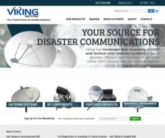 Vikingsatcom.com(Viking Satcom) Screenshot