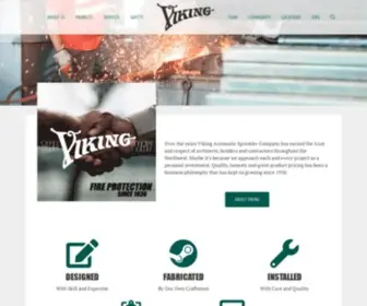 Vikingsprinkler.net(Fire Protection Contractors since 1930) Screenshot