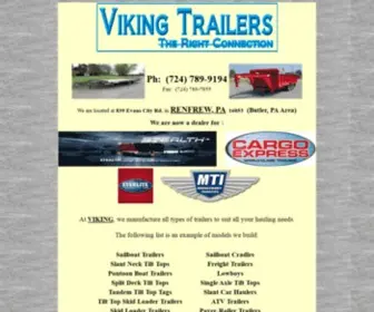 Vikingtrailer.com(Viking Trailers) Screenshot