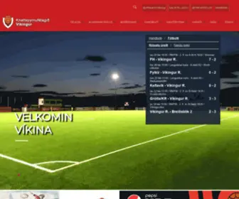 Vikingur.is(Forsíða) Screenshot