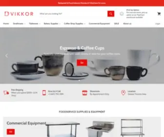 Vikkor.com(Coffee Shop & Bakery Equipment) Screenshot