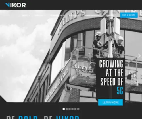 Vikor.com(Dedication to Elevation) Screenshot