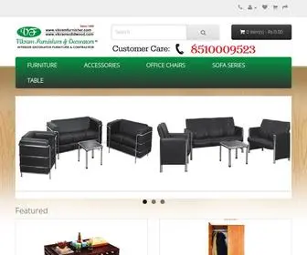 Vikramfurnisher.com(Vikram Furnishers & Decorators) Screenshot