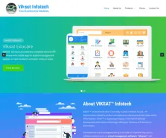 Viksatinfotech.com(Software Company) Screenshot