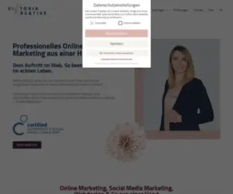 Viktoriakreative.com(Online Marketing aus einer Hand) Screenshot