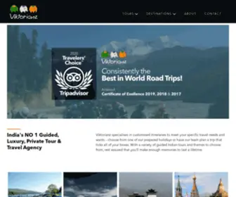 Viktorianz.com(A private travel agency) Screenshot