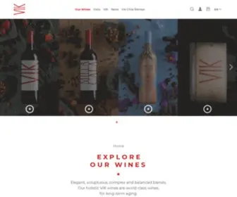 Vikwine.com(In 2004 we set ourselves the daring goal of making one of the best wines in the world. after a two) Screenshot