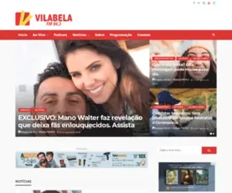 Vilabelafm.com.br(Vilabela FM 94) Screenshot