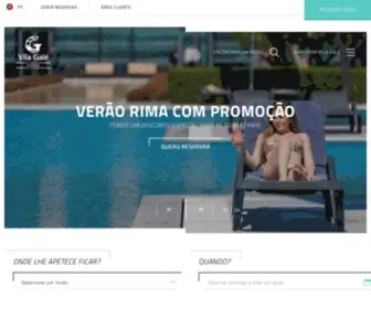 Vilagale.com.br(Vila Galé) Screenshot