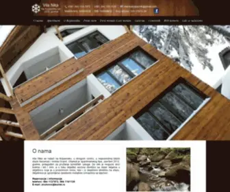 Vilanikakopaonik.com(Apartmani Kopaonik vila NIKA) Screenshot