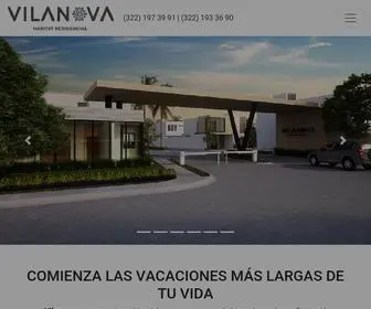 Vilanova.com.mx(Residencial Vilanova) Screenshot