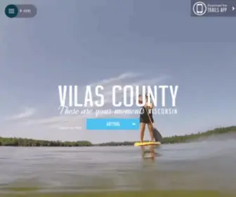 Vilas.org(Vilas County WI) Screenshot