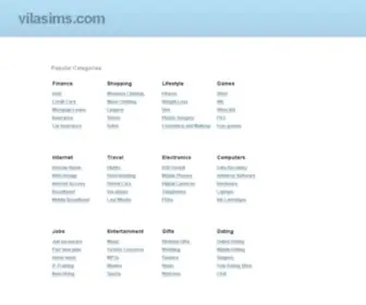 Vilasims.com(Vila Sims) Screenshot