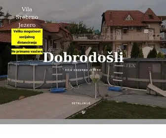 Vilasrebrnojezero.com(Vila Srebrno Jezero) Screenshot