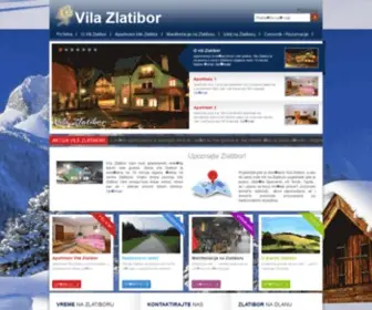 Vilazlatibor.com(Apartmanski smeštaj na Zlatiboru) Screenshot