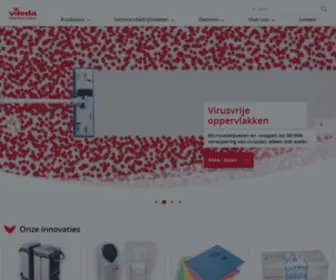 Vileda-Professional.nl(Vileda Professional Netherlands Site) Screenshot