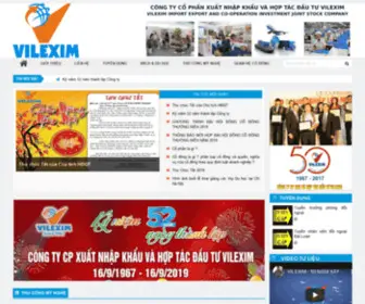 Vilexim.com.vn(CTY CP XNK VILEXIM) Screenshot