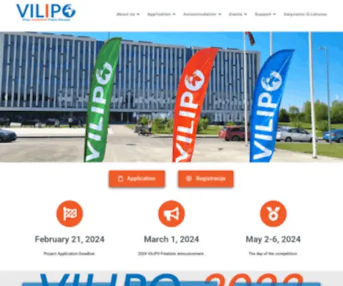 Vilipo.lt(Vilnius International Project Olympiad) Screenshot